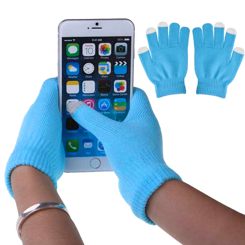 ユニセックスタッチスクリーン容量性ニットグローブ、暖かいハン - Touchscreen Glove Capacitive のレビューと価格