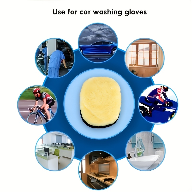 洗車用ウール手袋、厚手のフリース裏地付き、清掃用ブラシ、バイ - Wool Glove Lined のレビューと価格