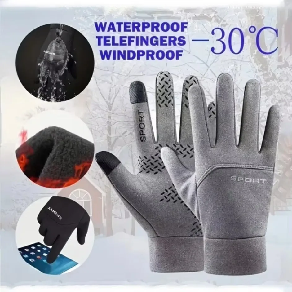 防水スキーグローブ（男女兼用）。防寒、防風、スノーボード用、 - Winter Glove Insulated のレビューと価格