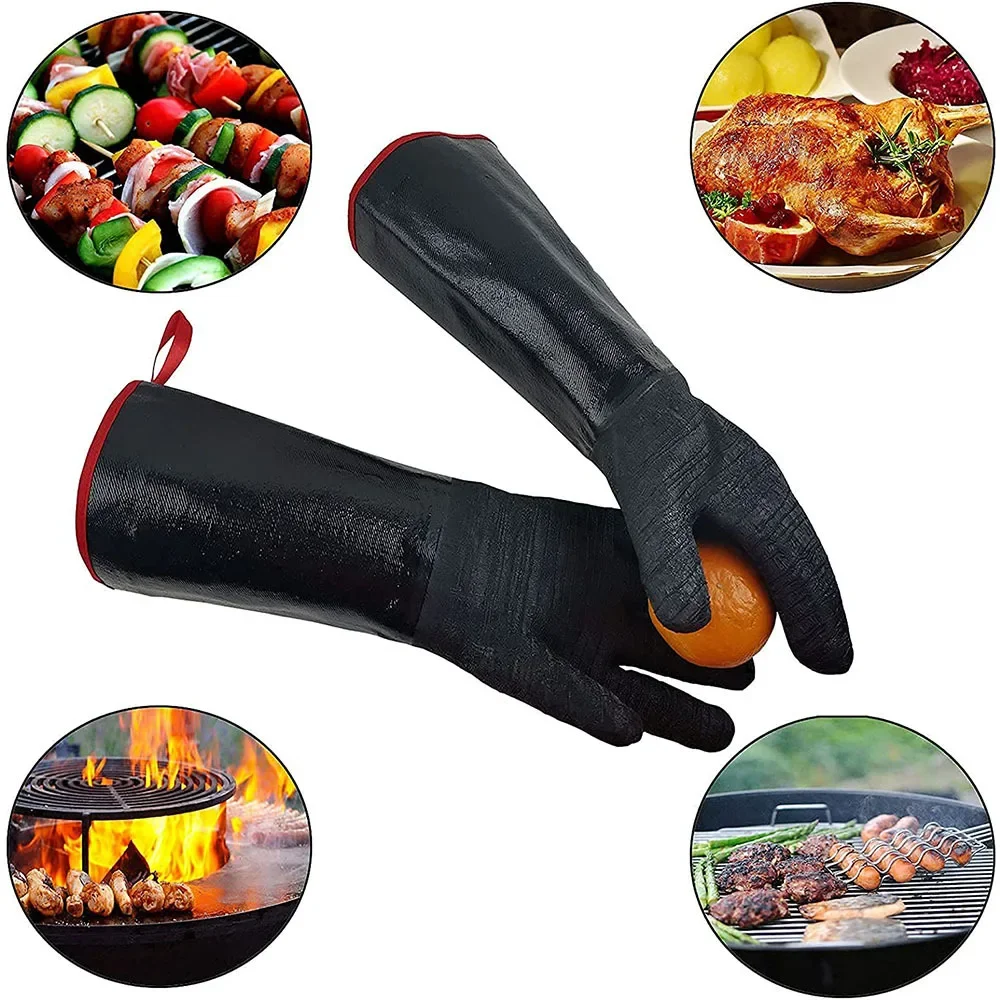 シリコンオーブンミット、滑り止めバーベキューグローブ、調理、 - Oven Mitt Silicone のレビューと価格