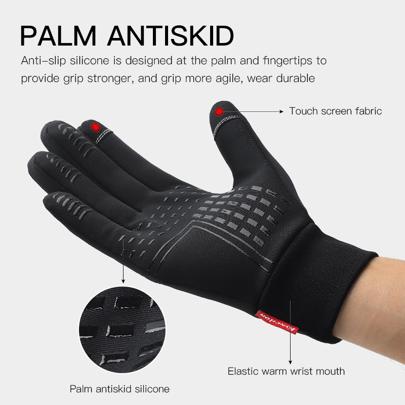 ホット販売冬のアウトドアスポーツランニンググローブ暖かいタッ - Magic Touch Glove のレビューと価格