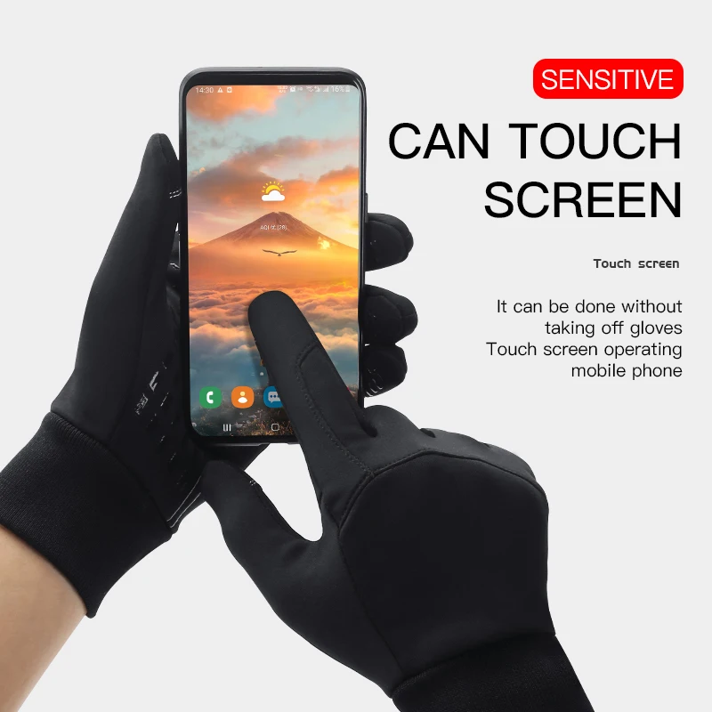 冬のアウトドアスポーツランニンググローブ暖かいタッチスクリー - Magic Touch Glove のレビューと価格